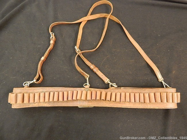 1900s-20s Western 44 Caliber Belt Rig with Suspenders-img-2