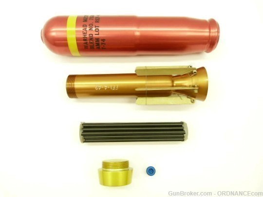 inert empty 66mm M74 TEA rocket M202 FLASH Launcher LAW flame thrower -img-5