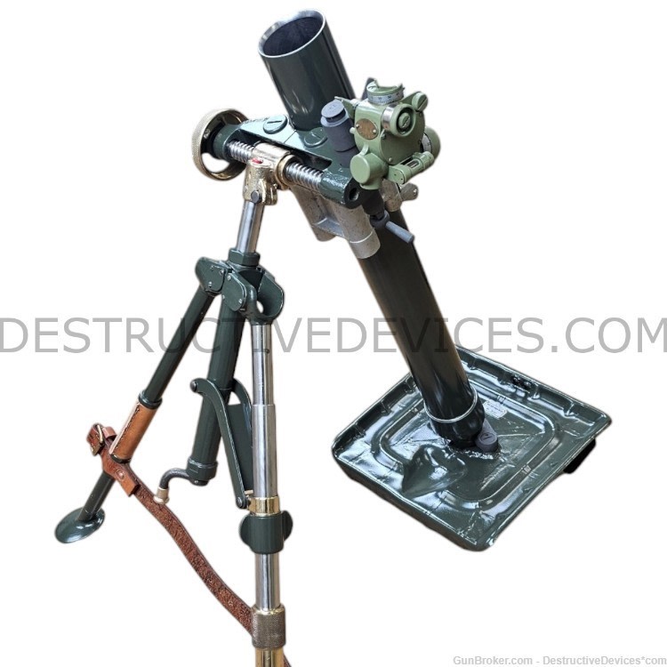 60mm WW2-Modern Era M57 Yugoslavian Live Fire Mortar Kit-img-0
