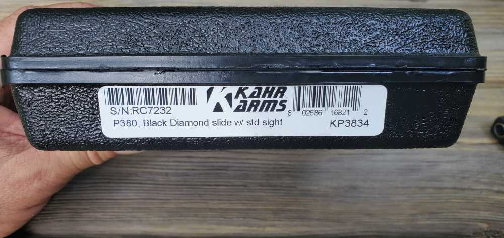Great condition Kahr P380 Black, 2 holsters, plus box and papers-img-10