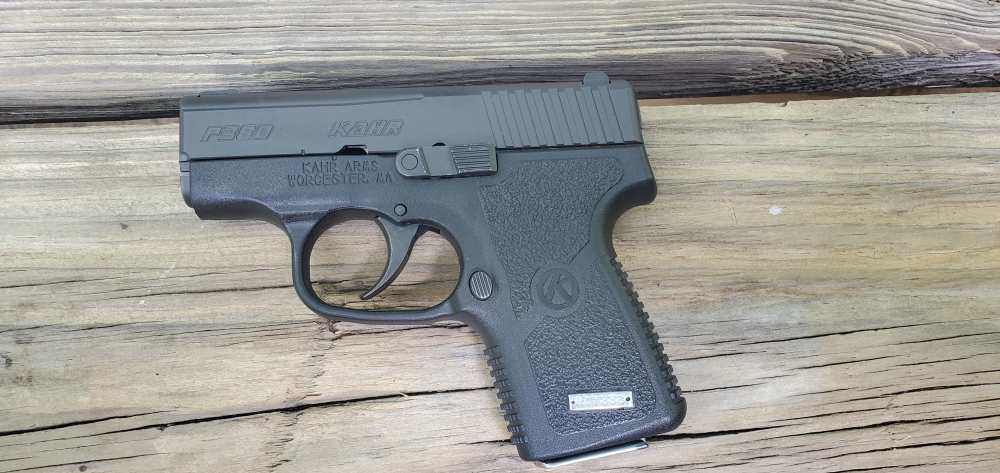 Great condition Kahr P380 Black, 2 holsters, plus box and papers-img-2