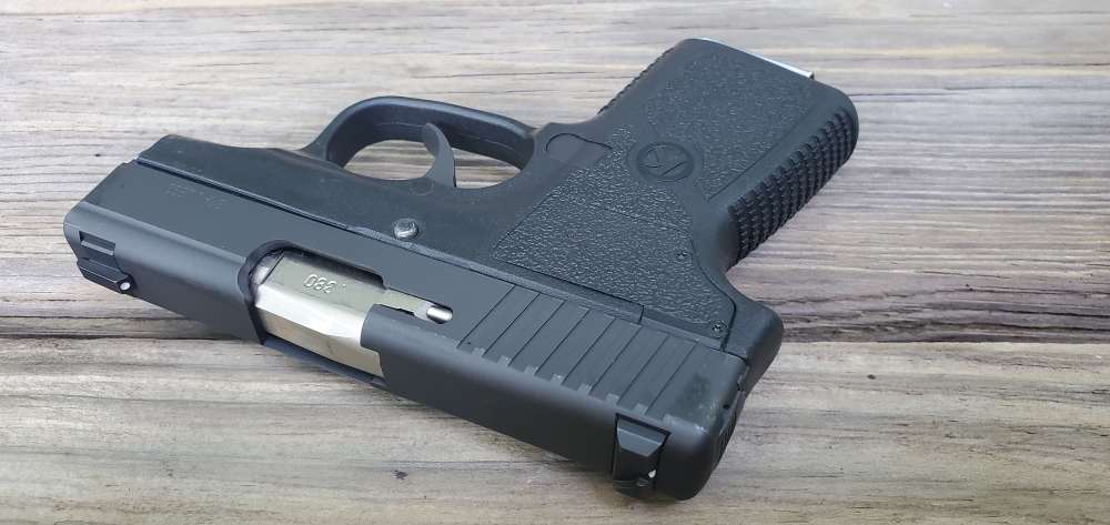 Great condition Kahr P380 Black, 2 holsters, plus box and papers-img-0