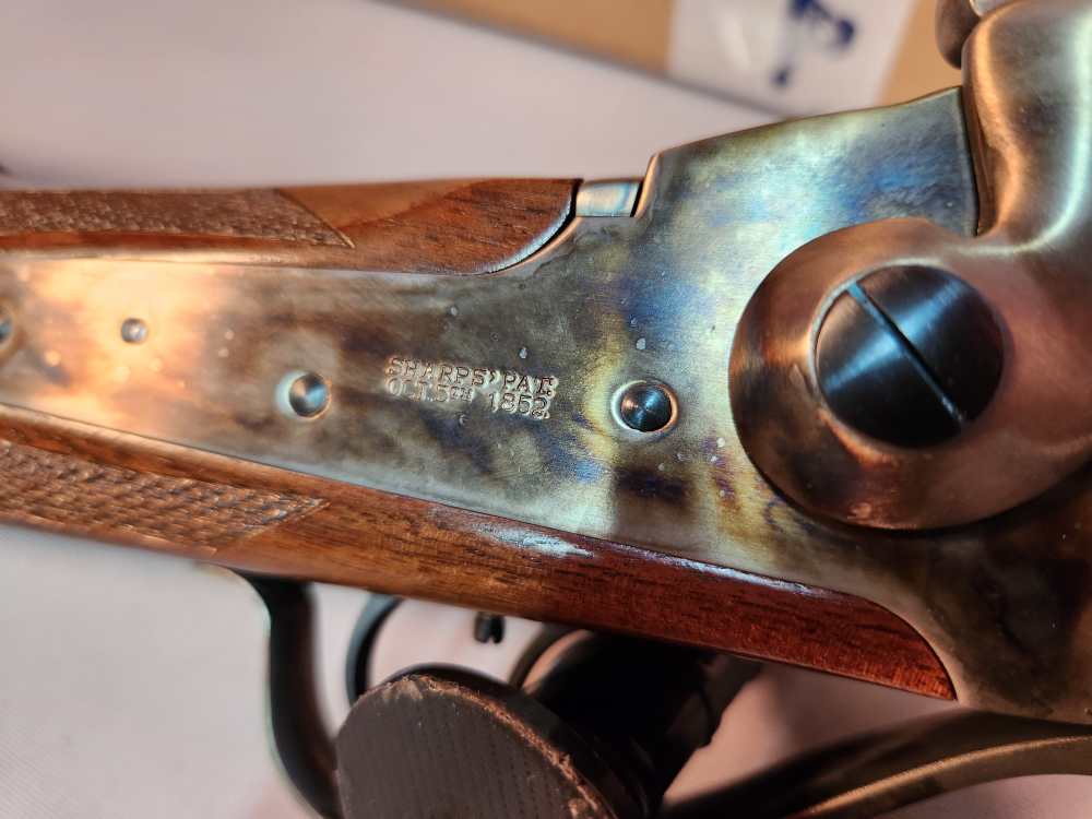 UBERTI 1874 SHARPS DOWN UNDER RIFLE 45-70GOV NEW! NO CC FEES!-img-3