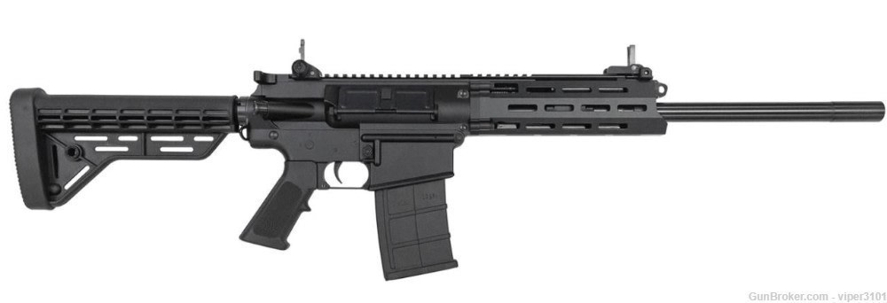 JTS M12AR 12Ga 18,5" Semi-Auto AR Style Shotgun Black-img-0
