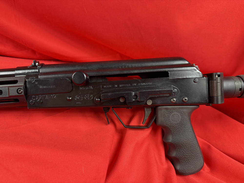  IZ-109 Saiga-12  Left/Right side Charge Handle, port work Folding Stock-img-4