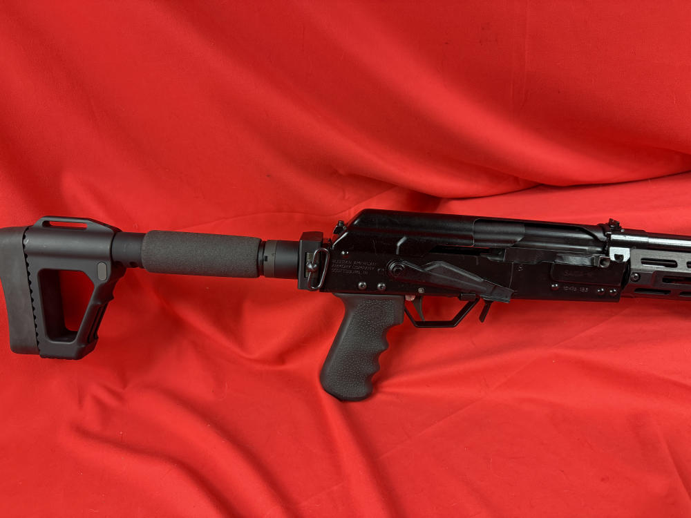  IZ-109 Saiga-12  Left/Right side Charge Handle, port work Folding Stock-img-10