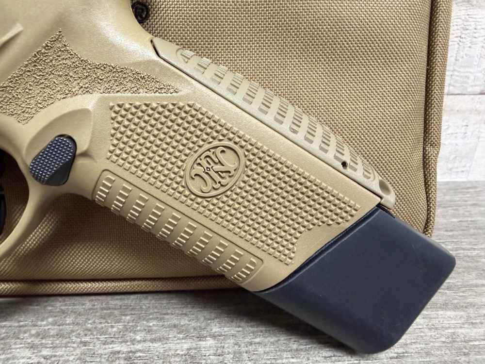 FNH FN HERSTAL 545 TACTICAL FDE FLAT DARK EARTH 45 ACP THREADED 66-101384 -img-4