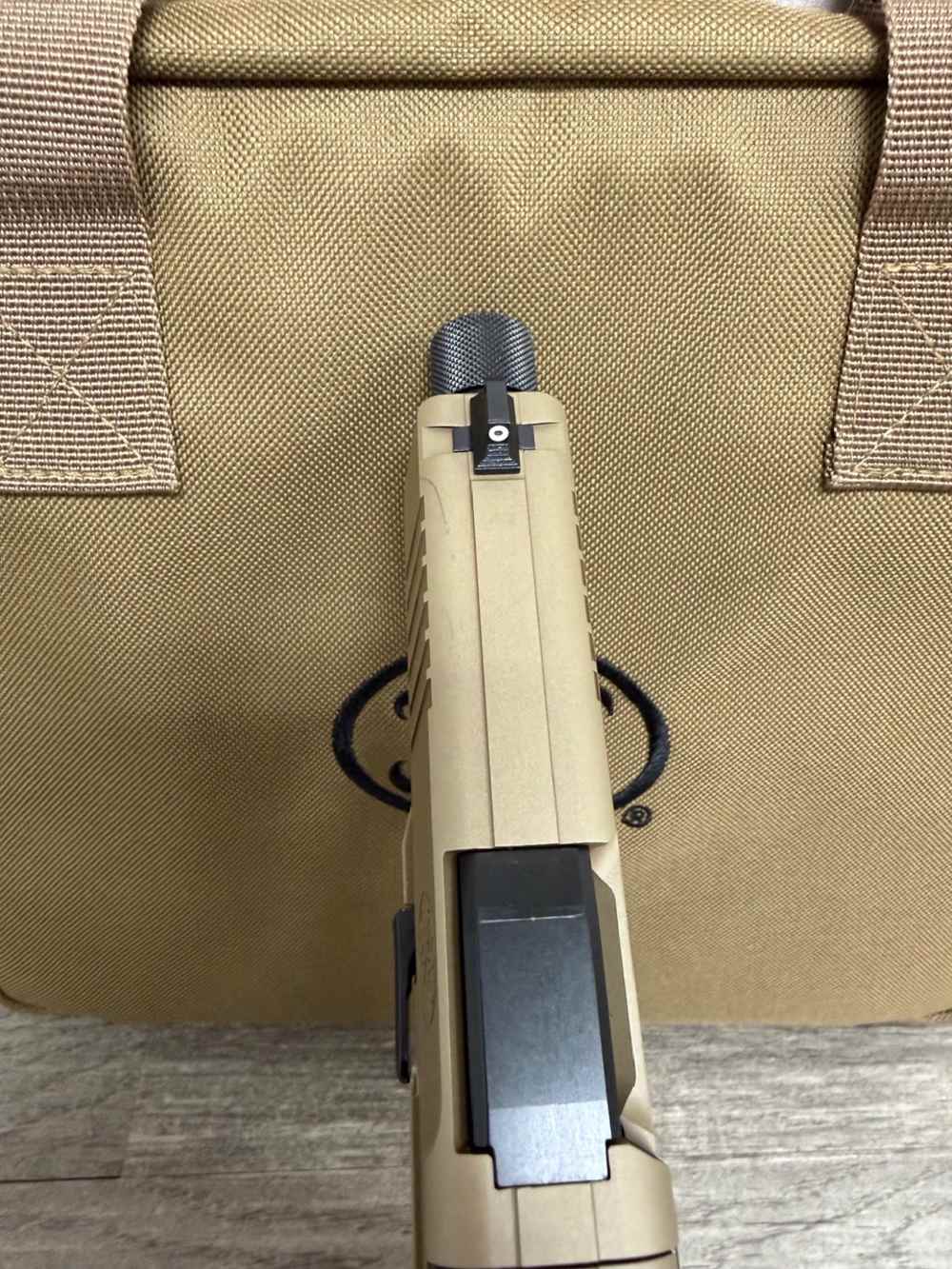 FNH FN HERSTAL 545 TACTICAL FDE FLAT DARK EARTH 45 ACP THREADED 66-101384 -img-7