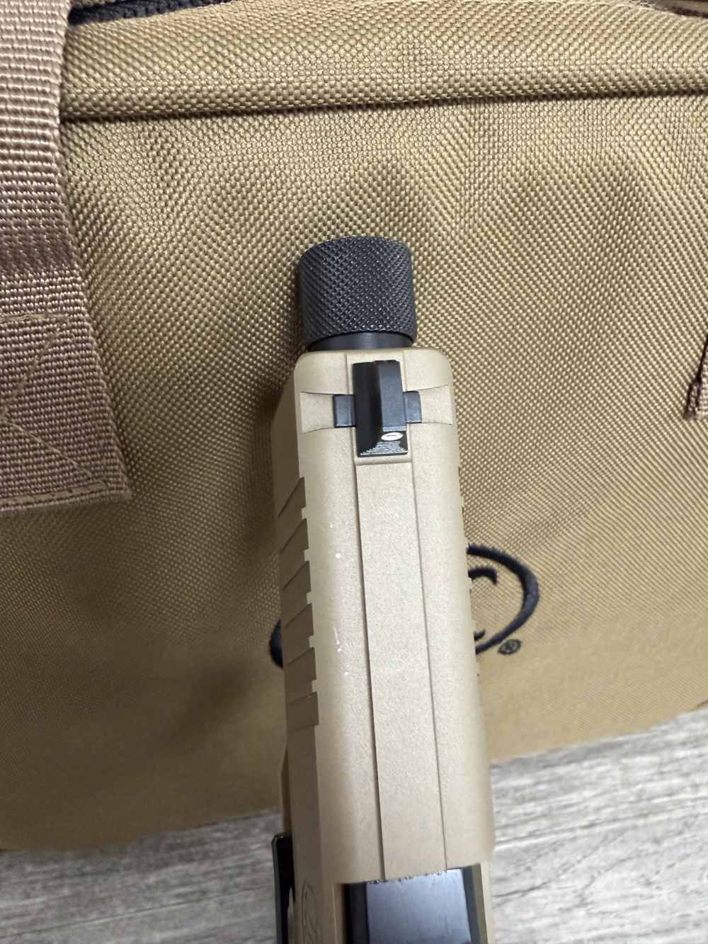 FNH FN HERSTAL 545 TACTICAL FDE FLAT DARK EARTH 45 ACP THREADED 66-101384 -img-18