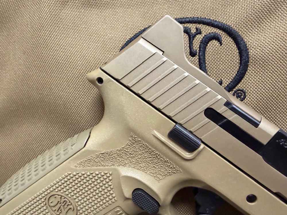 FNH FN HERSTAL 545 TACTICAL FDE FLAT DARK EARTH 45 ACP THREADED 66-101384 -img-11