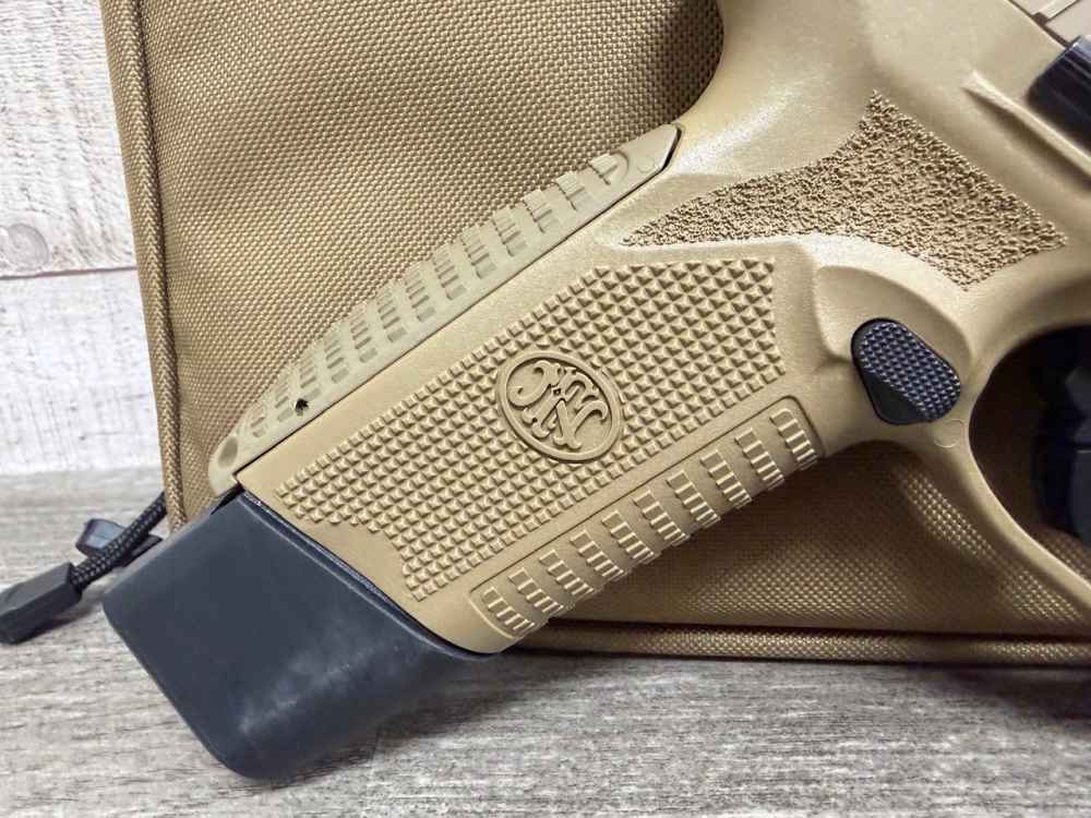 FNH FN HERSTAL 545 TACTICAL FDE FLAT DARK EARTH 45 ACP THREADED 66-101384 -img-12