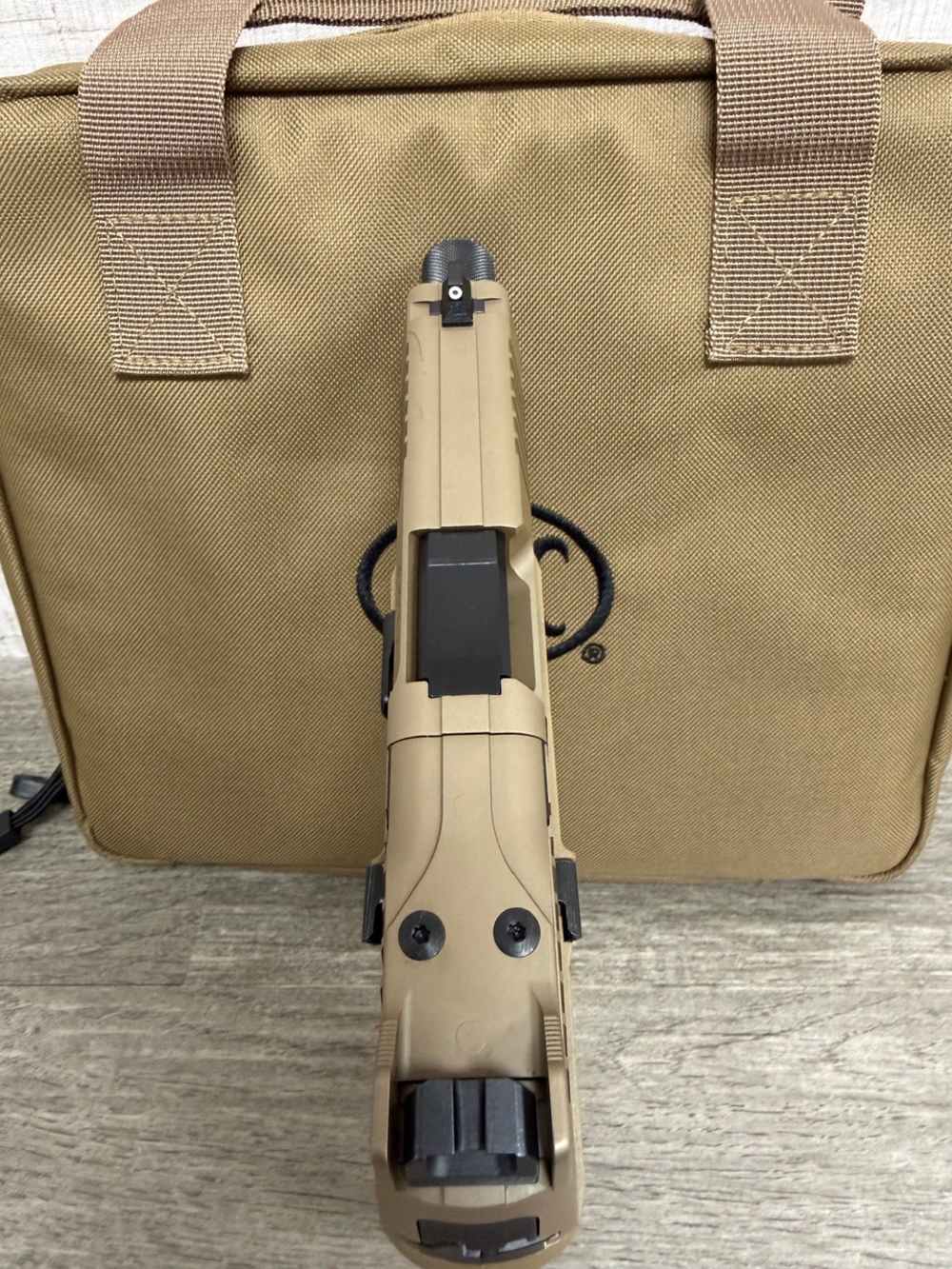 FNH FN HERSTAL 545 TACTICAL FDE FLAT DARK EARTH 45 ACP THREADED 66-101384 -img-6