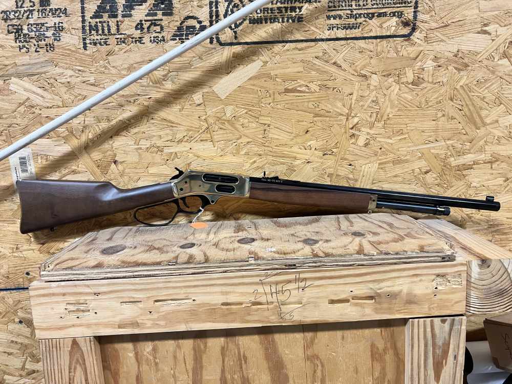 Henry Big Boy H010BG 45-70 Brass Octagon 22" - NO CC FEES!-img-0