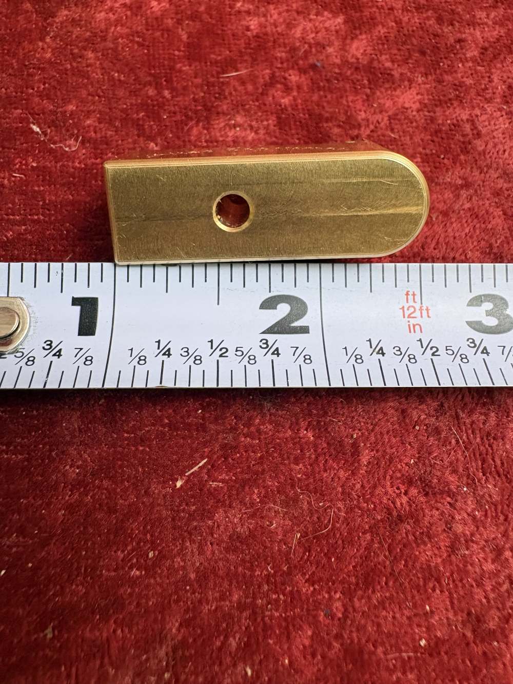Brass 1911Single Stack Magazine Base Pad (Cap) Made in USA (Quantity:  1)-img-2