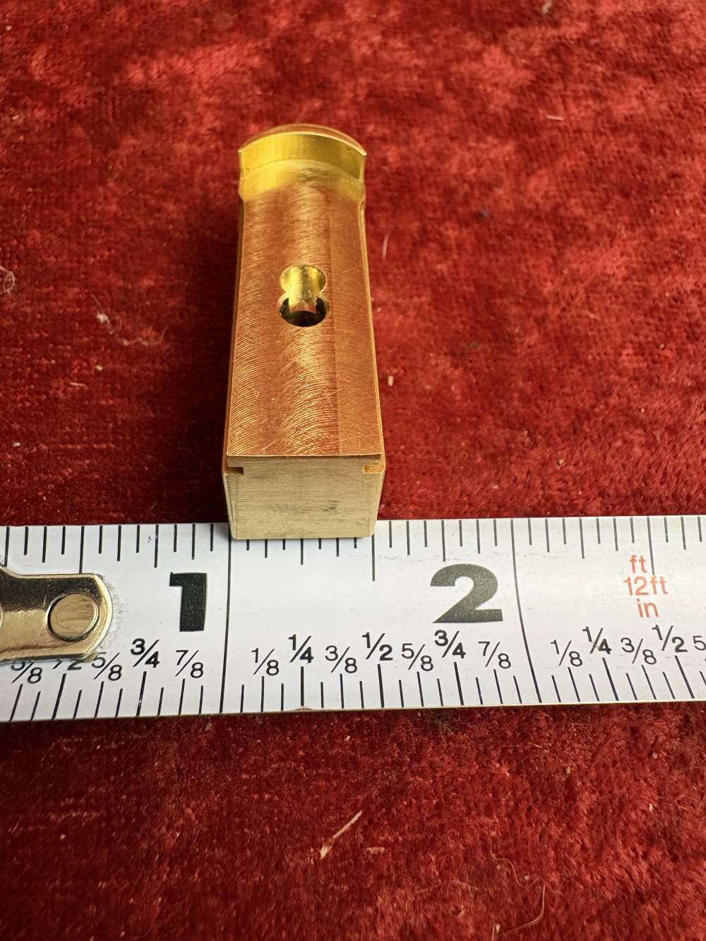 Brass 1911Single Stack Magazine Base Pad (Cap) Made in USA (Quantity:  1)-img-3