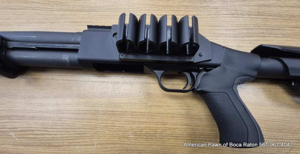 MOSSBERG 590S TACTICAL 12 GA 18" BRL, ATI ADJUSTABLE STOCK LIGHT SIGHT RAIL-img-11