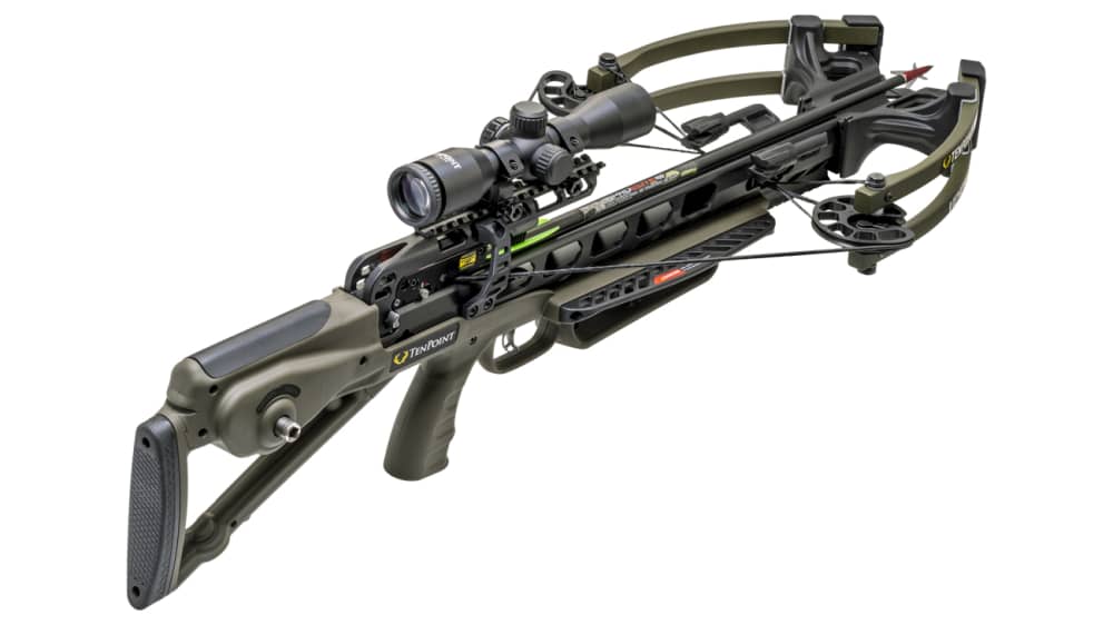 Ten Point Venom X with Pro-View 400 Scope Moss Green-img-0