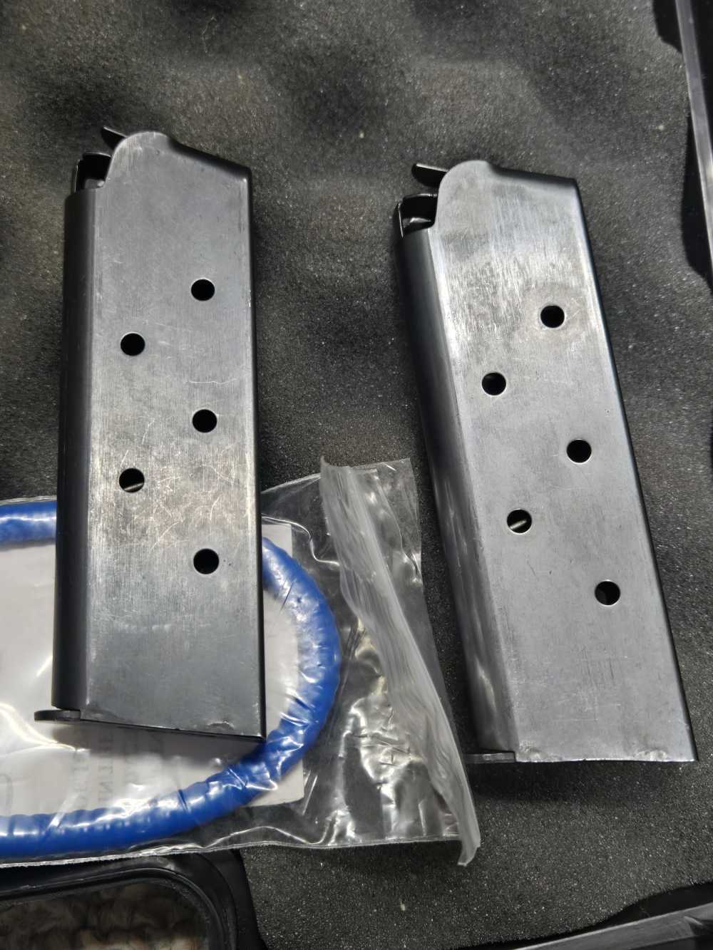 Kimber Ultra Raptor II 45 ACP Matte Blue Night sights as new condition-img-13