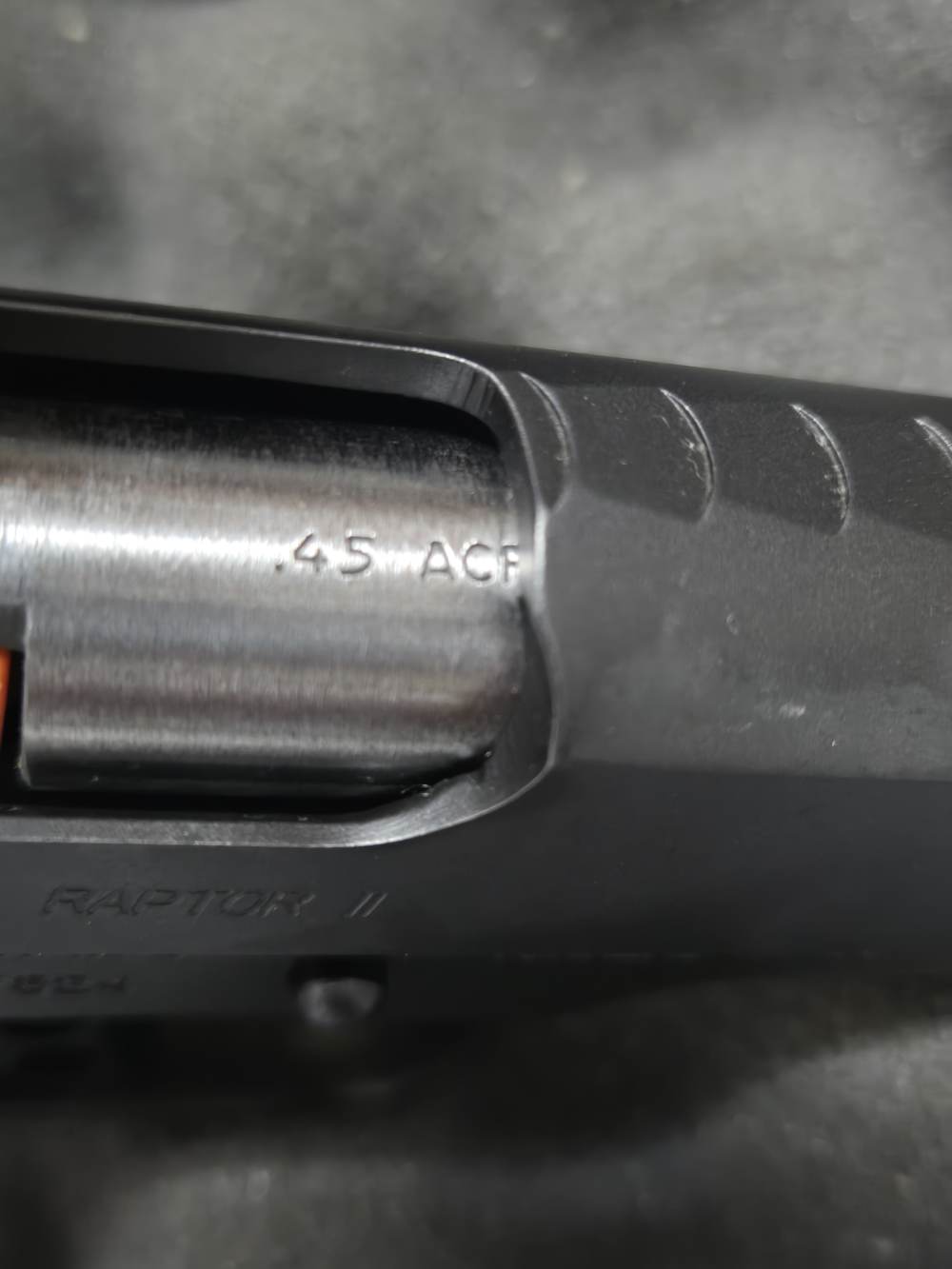 Kimber Ultra Raptor II 45 ACP Matte Blue Night sights as new condition-img-9