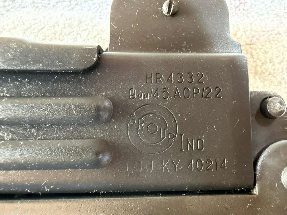 Group Ind Vector Arms HR4332 Uzi SMG-img-8