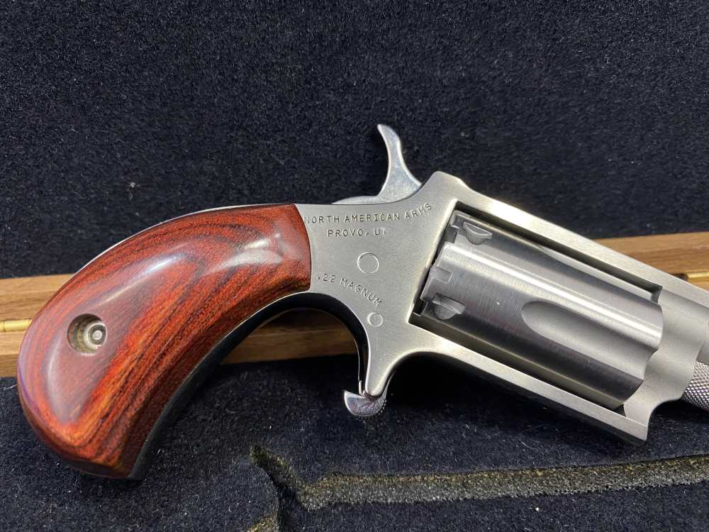 North American Arms NAA-22M .22Mag 1.63" Stainless*PERFECT POCKET REVOLVER*-img-10