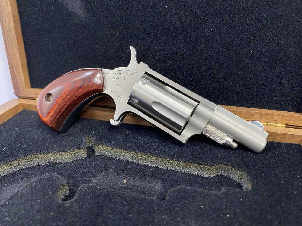 North American Arms NAA-22M .22Mag 1.63" Stainless*PERFECT POCKET REVOLVER*-img-36