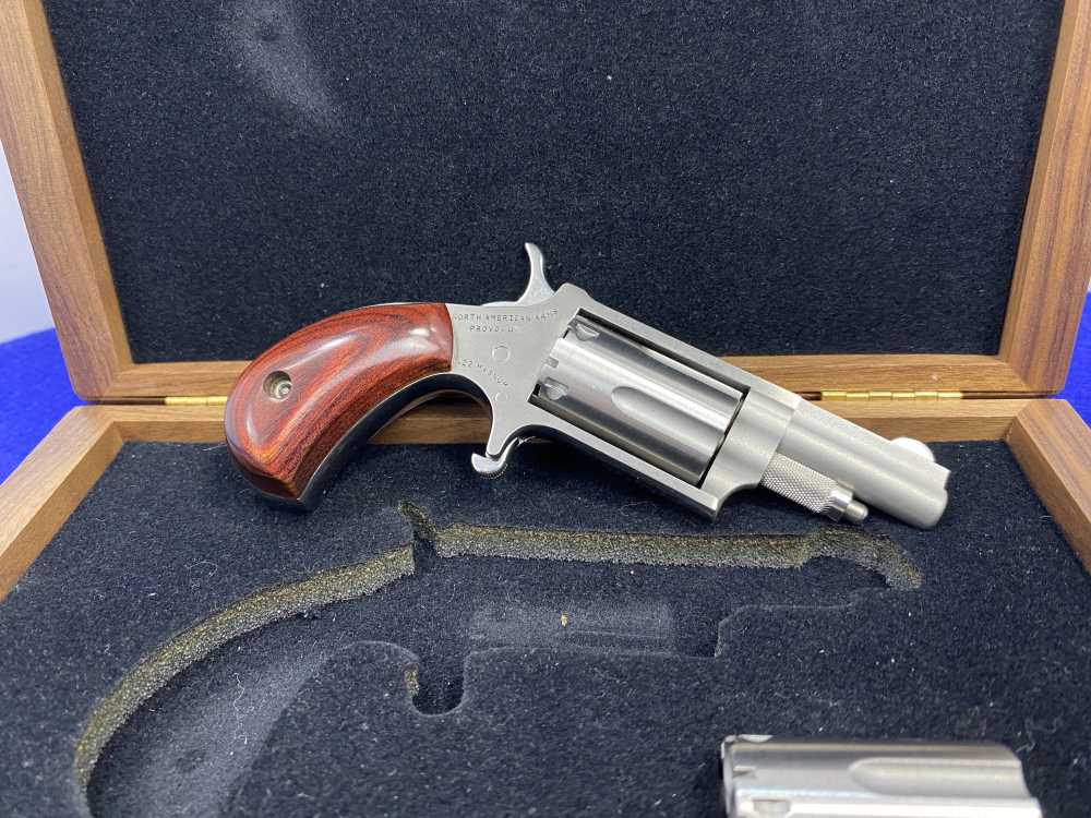 North American Arms NAA-22M .22Mag 1.63" Stainless*PERFECT POCKET REVOLVER*-img-8