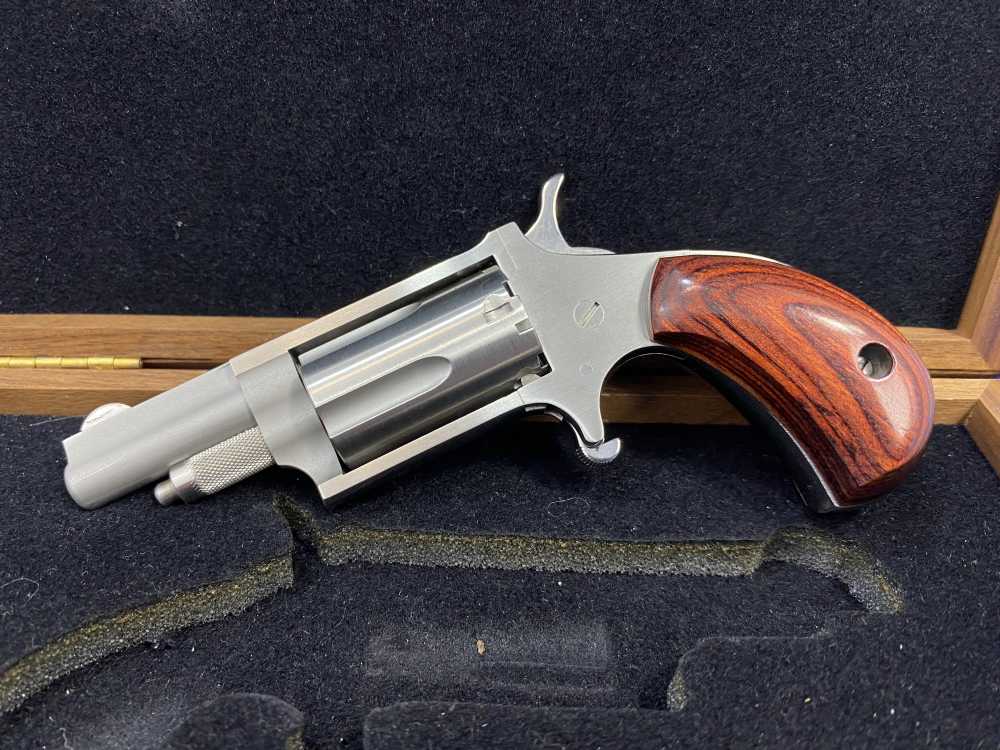 North American Arms NAA-22M .22Mag 1.63" Stainless*PERFECT POCKET REVOLVER*-img-14