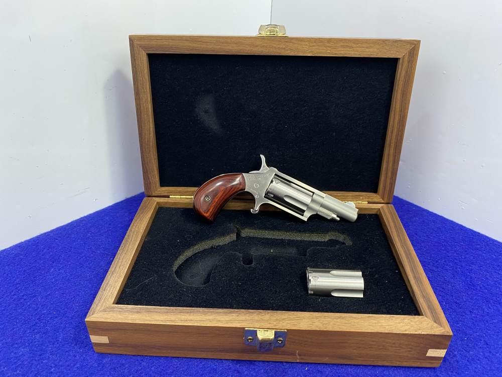 North American Arms NAA-22M .22Mag 1.63" Stainless*PERFECT POCKET REVOLVER*-img-3