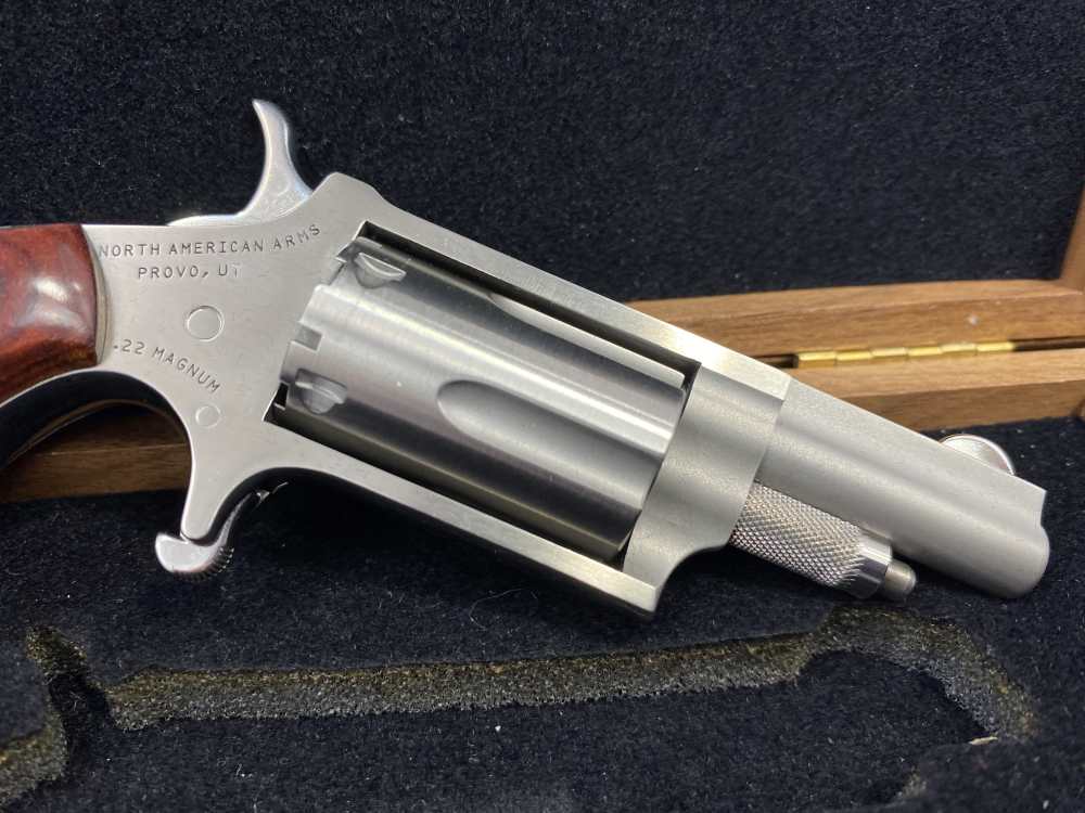 North American Arms NAA-22M .22Mag 1.63" Stainless*PERFECT POCKET REVOLVER*-img-11