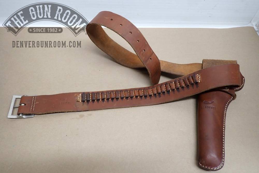 Hunter cartridge belt and holster, 122 LG with 1100G52-img-0
