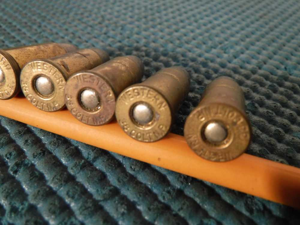 Western Cartridge Co. 38 Colt N.P. Lead Flat Nose Cartridges 5 Pack-img-3