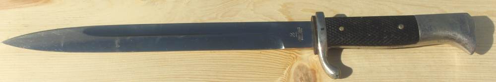 German Dress Blade Bayonet With Sheath Robiklass Solingen Nickel Mauser-img-2