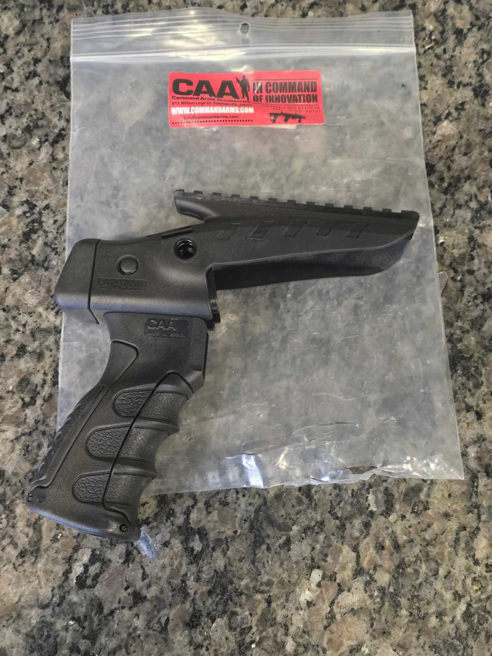 CAA Pistol Grip w/Picatinny Rail Remington 870-img-0
