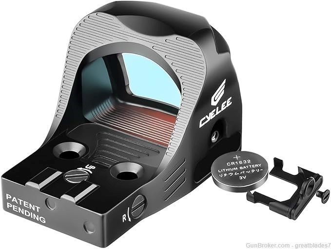 Cyelee Shark X PRO, Red 2 MOA Dot & 26 MOA Circle, For Deltapoint Pro Footp-img-1