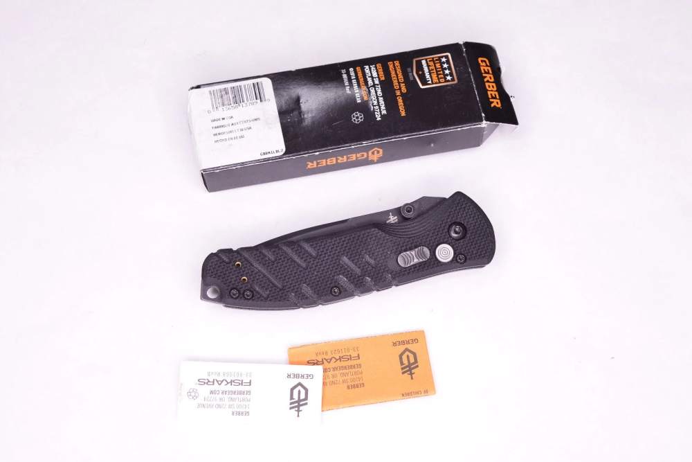 Gerber Propel AO Folding Tactical Knife (Made USA) G10 handle Quality-img-0