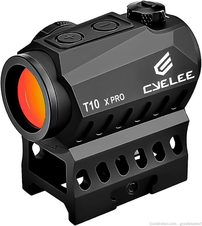 Cyelee T10 X PRO, Red Dot Sight Red 2 MOA Dot & 30 MOA Circle NAKTXP-img-0