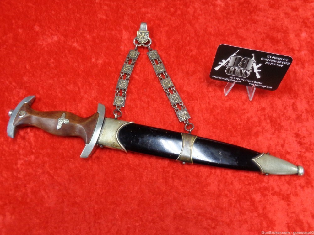German NSKK WWII Chained Dagger Officers Party Leader Third Reich WE TRADE!-img-0