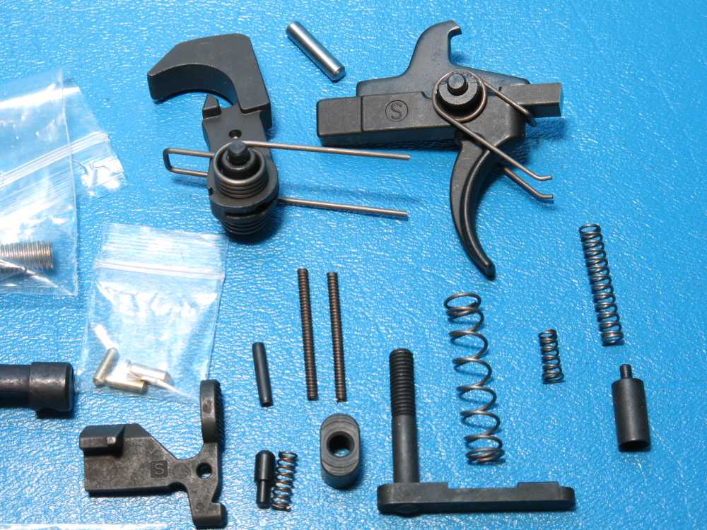 ALG AR-15 M4 M16 Mil-Spec Lower Parts Kit w/ Trigger & Grip (No T/D Pins)-img-3