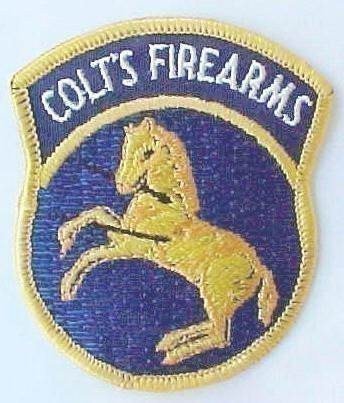 3   Colt's  Firearms    shield    logo  patches-img-0