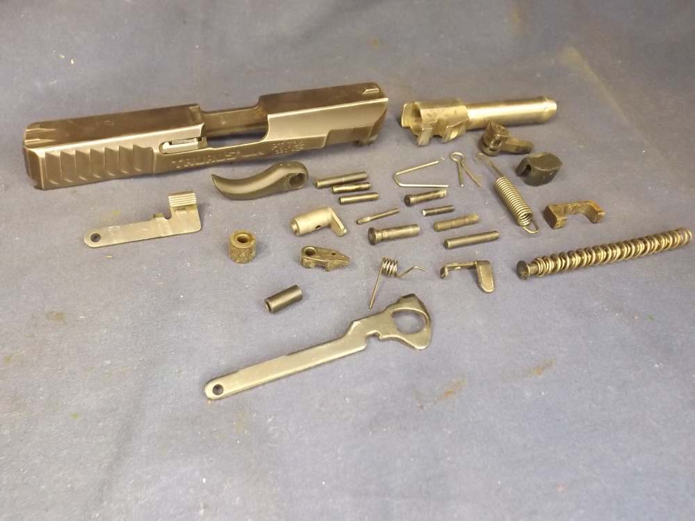 Taurus PT738, .380 ACP Semi-Auto Slide Assy. and Assorted Small Parts-img-0