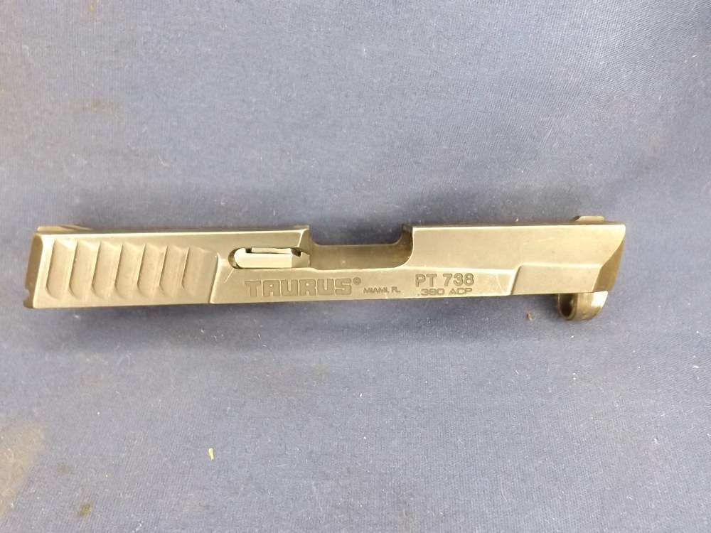 Taurus PT738, .380 ACP Semi-Auto Slide Assy. and Assorted Small Parts-img-2