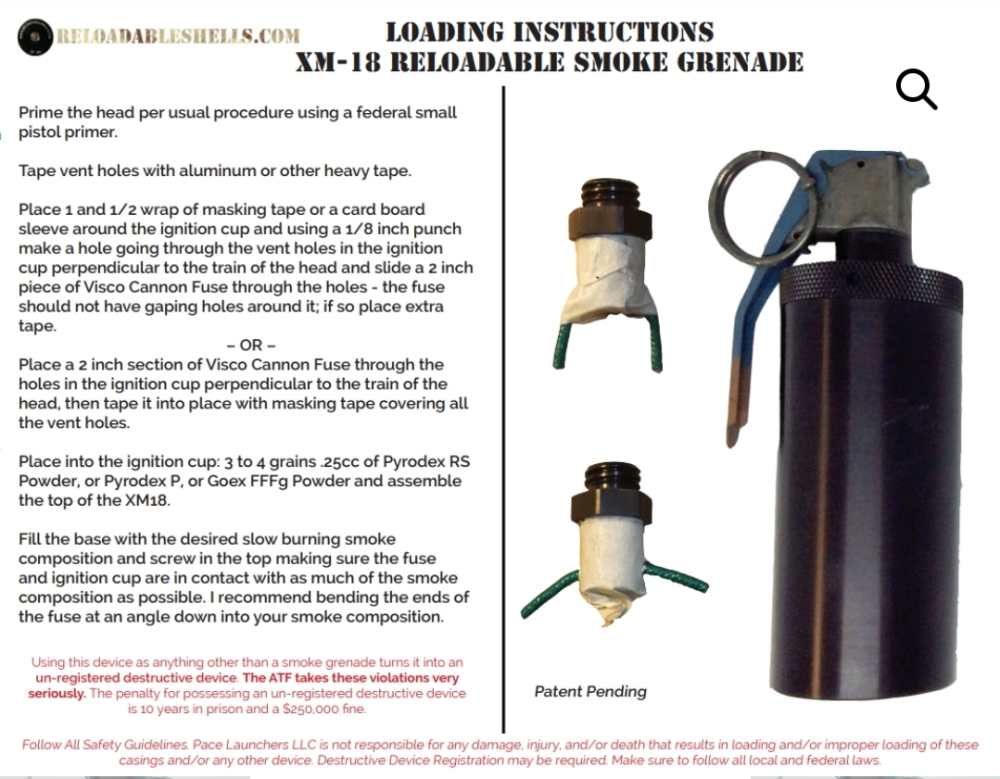 XM18 Reloadable Smoke Grenade-img-2