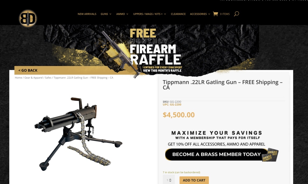 Tippmann .22LR Gatling Gun – FREE Shipping – CA Legal-img-7