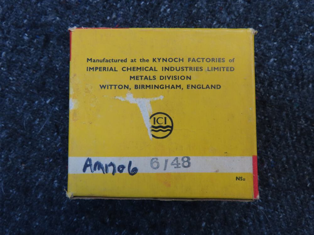 VINTAGE BOX KYNOCH .577-450 MARTINI HENRY AMMO-CLEAN AMMO-SCARCE-img-6