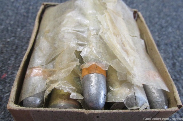 VINTAGE BOX KYNOCH .577-450 MARTINI HENRY AMMO-CLEAN AMMO-SCARCE-img-7