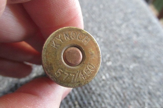 VINTAGE BOX KYNOCH .577-450 MARTINI HENRY AMMO-CLEAN AMMO-SCARCE-img-10