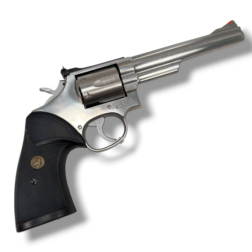 Preowned Smith & Wesson 66-2 Stainless Steel SA/DA Revolver .357 Magnum-img-0