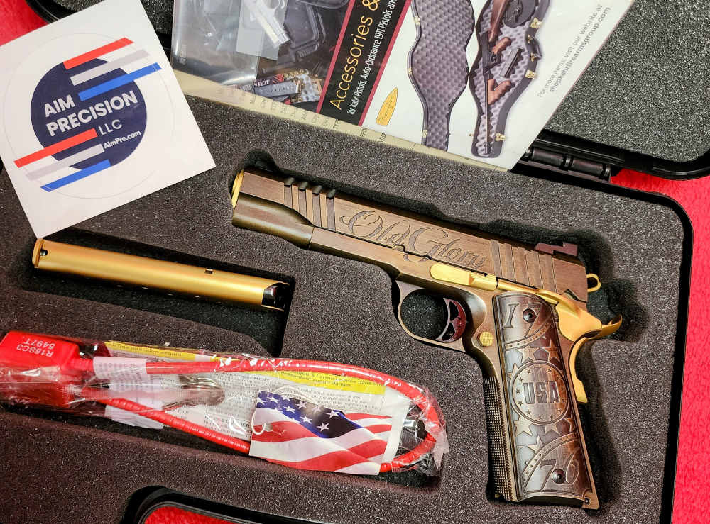Auto-Ordnance OLD GLORY 1911A1 45ACP TIN GOLD AND BRONZE 7+1-img-1