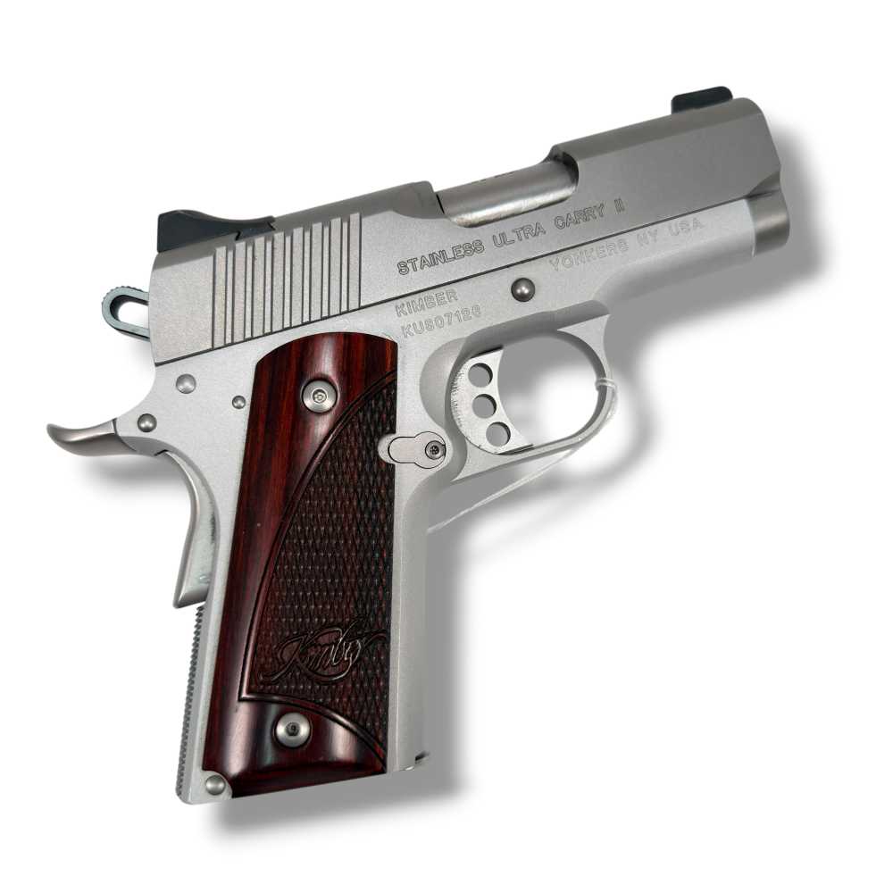 Preowned Kimber 1911 Stainless Ultra Carry II S/A Pistol .45 ACP-img-0